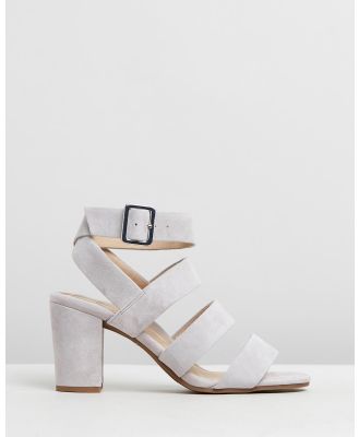 Vionic - Blaire Heeled Sandals - Sandals (Light Grey) Blaire Heeled Sandals