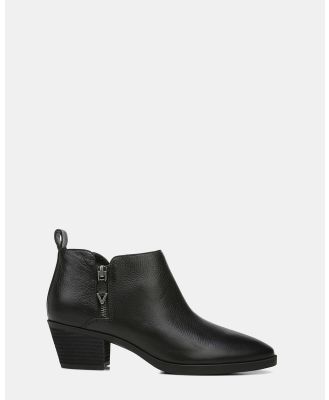 Vionic - Cecily Ankle Boot - Boots (Black Leather) Cecily Ankle Boot