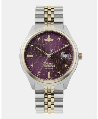 Vivienne Westwood - Camberwell Purple 37mm Two Tone Watch - Watches (Silver) Camberwell Purple 37mm Two Tone Watch