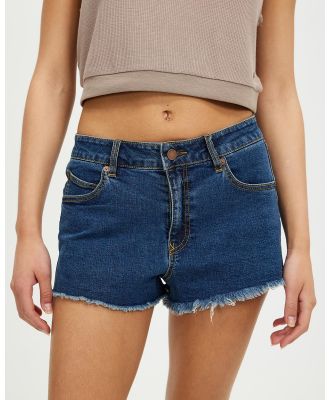 Volcom - 1991 Stoned Shorts - Denim (Lightweight Vintage) 1991 Stoned Shorts