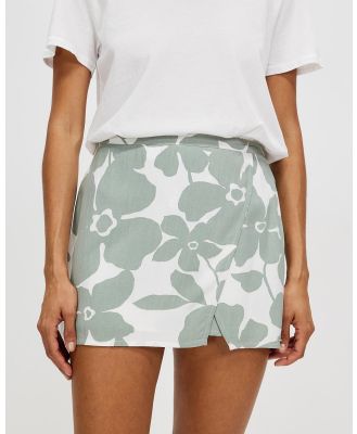 Volcom - Coco Ho Wrap Skirt - Skirts (Sea Glass) Coco Ho Wrap Skirt