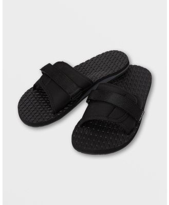 Volcom - Eco Recliner Slides - Sandals (Black) Eco Recliner Slides