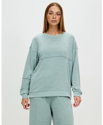 Volcom - Lived in Lounge Frenchie Crew Sweater - Sweats (Deep Sea) Lived in Lounge Frenchie Crew Sweater