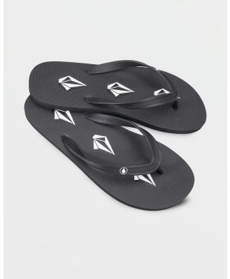 Volcom - Rocker 2 Slippers - Sandals (Black) Rocker 2 Slippers