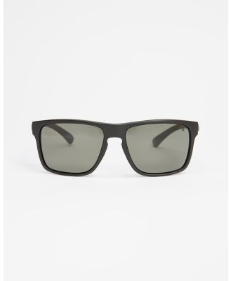 Volcom - Trick Sunglasses Matte Black - Sunglasses (Grey) Trick Sunglasses Matte Black