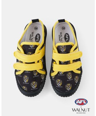 Walnut Melbourne - AFL Ben Canvas - Slip-On Sneakers (Black) AFL Ben Canvas