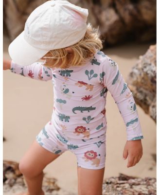 Walnut Melbourne - Cisco Long Sleeve Rashie - Swimwear (Jungle) Cisco Long Sleeve Rashie