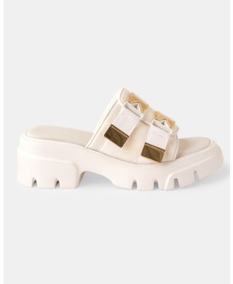 Walnut Melbourne - Dani Slide - Casual Shoes (White) Dani Slide