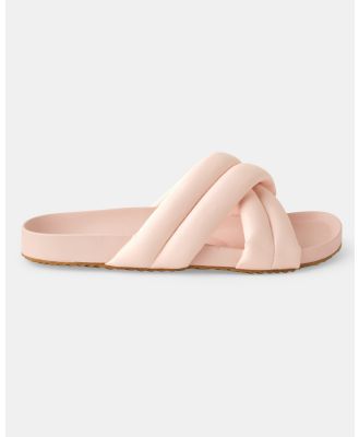 Walnut Melbourne - Pine Leather Slide - Casual Shoes (Pink) Pine Leather Slide