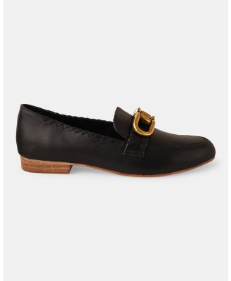 Walnut Melbourne - Thea Leather Loafer - Flats (Black) Thea Leather Loafer