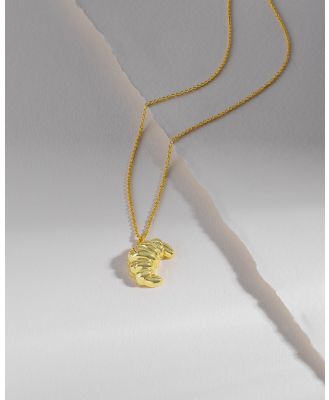 Wanderlust + Co - Croissant Gold Necklace - Jewellery (Gold) Croissant Gold Necklace