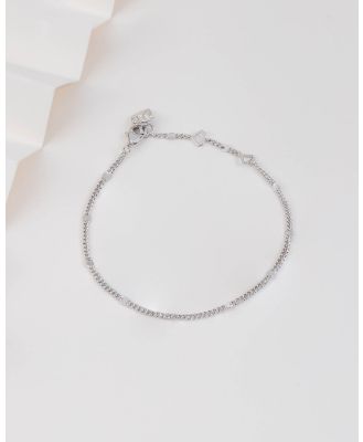 Wanderlust + Co - Harlow Curb Chain Silver Bracelet - Jewellery (Silver) Harlow Curb Chain Silver Bracelet