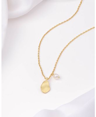 Wanderlust + Co - Pocketful Pearl Gold Necklace - Jewellery (Gold) Pocketful Pearl Gold Necklace