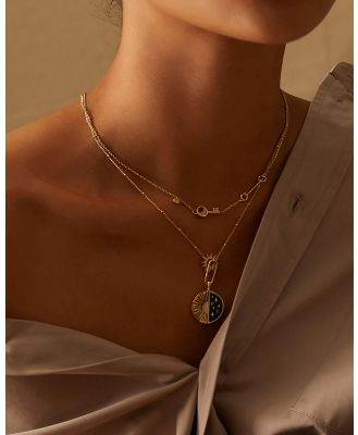 Wanderlust + Co - Presence Gold Necklace - Jewellery (Gold) Presence Gold Necklace