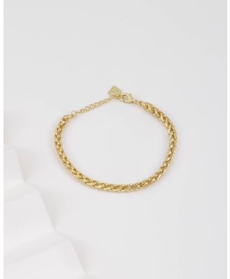Wanderlust + Co - Riley Rope Chain Gold Bracelet - Jewellery (Gold) Riley Rope Chain Gold Bracelet