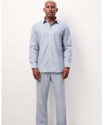 Wanderluxe Sleepwear - The Blue Moon Pyjama Set Mens - Two-piece sets (Navy Blue) The Blue Moon Pyjama Set Mens