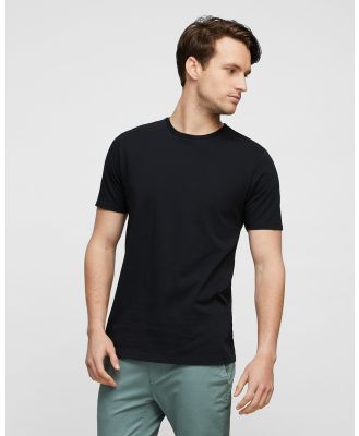 Wayver - The Essential Crew Tee - Short Sleeve T-Shirts (Black) The Essential Crew Tee