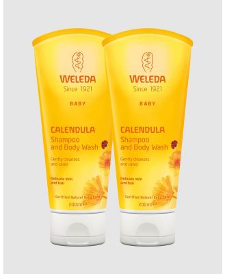 Weleda - Calendula Shampoo & Body Wash Duo - Hair (Skincare Set) Calendula Shampoo & Body Wash Duo