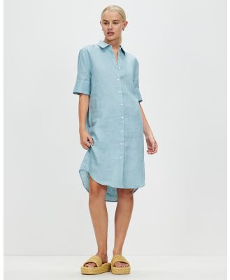 White By FTL - Hettie Shirt Dress - Dresses (Sage) Hettie Shirt Dress