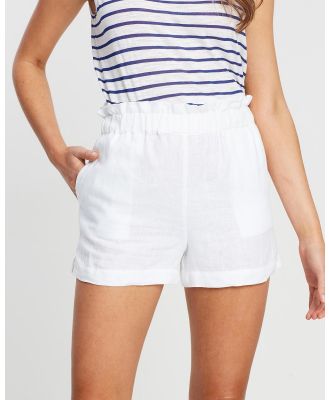 White By FTL - Oakley Shorts - High-Waisted (White) Oakley Shorts