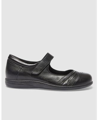 Wide Steps - Larissa - Flats (BLACK) Larissa