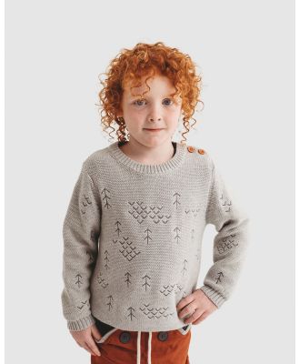 Wild Island - The Windswept Pullover   Babies Kids - Jumpers & Cardigans (Mist Grey) The Windswept Pullover - Babies-Kids