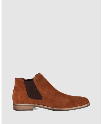 Wild Rhino - Drake Chelsea Boots - Casual Shoes (Whiskey Suede) Drake Chelsea Boots