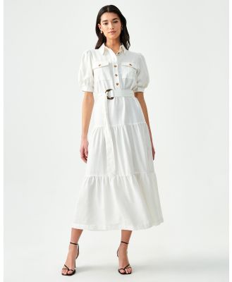 Willa - Beth Tiered Dress - Dresses (White) Beth Tiered Dress