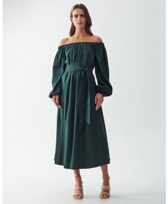 Willa - Leeton Midi Dress - Dresses (Emerald) Leeton Midi Dress