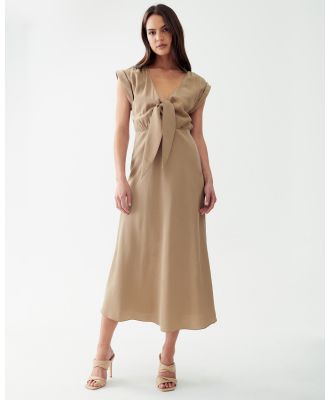 Willa - Pati Midi Dress - Dresses (Mushroom) Pati Midi Dress