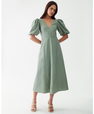 Willa - Therese Midi Dress - Dresses (Sage Green) Therese Midi Dress