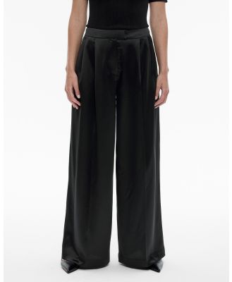 Witchery - Acetate Blend Full Length Pant - Pants (Black) Acetate Blend Full Length Pant