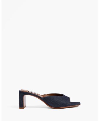 Witchery - Ava Block Mule - Mid-low heels (Navy) Ava Block Mule