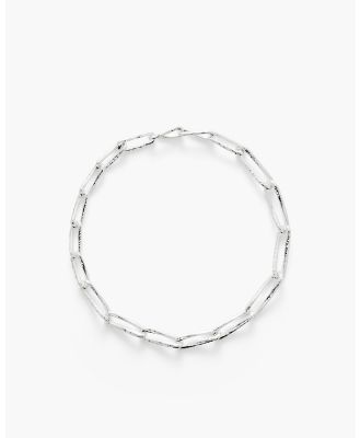 Witchery - Textured Gradient Link Necklace - Jewellery (Silver) Textured Gradient Link Necklace