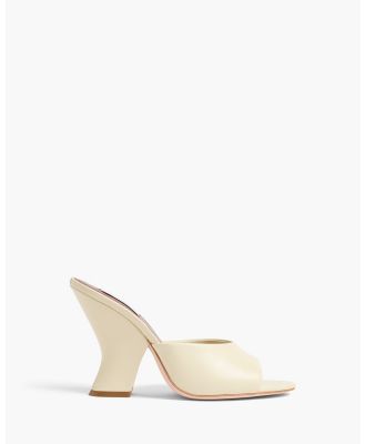 Witchery - Thalia Block Mule - Mid-low heels (Yellow) Thalia Block Mule