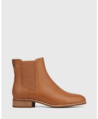 Wittner - Chillie Leather Ankle Boots - Boots (Tan) Chillie Leather Ankle Boots