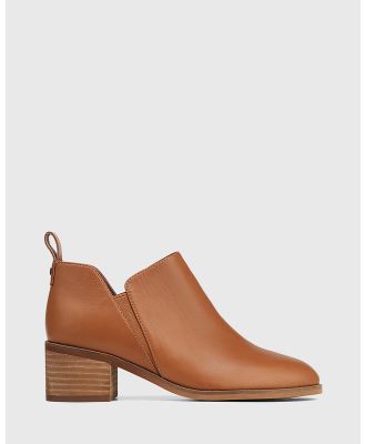 Wittner - Indy Leather Ankle Boots - Boots (Tan) Indy Leather Ankle Boots