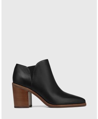 Wittner - Presli Black Leather Low Cut Ankle Boot - Boots (Black) Presli Black Leather Low Cut Ankle Boot