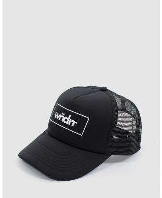 WNDRR - Accent Trucker Cap - Headwear (Black) Accent Trucker Cap