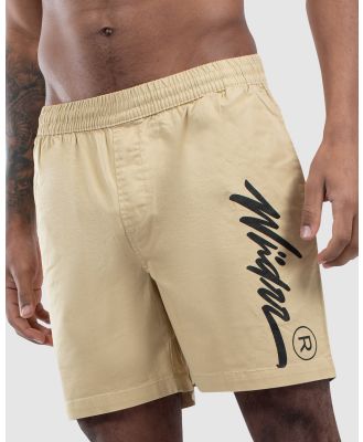 WNDRR - Offend Beach Short - Shorts (Tan) Offend Beach Short
