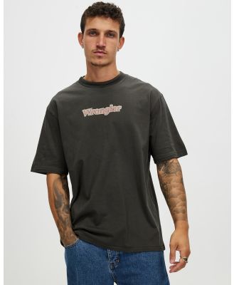 Wrangler - Cobra Slacker Tee - T-Shirts & Singlets (Dark Slate) Cobra Slacker Tee
