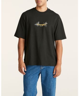 Wrangler - Crazytown Slacker Tee - T-Shirts & Singlets (BLACK) Crazytown Slacker Tee