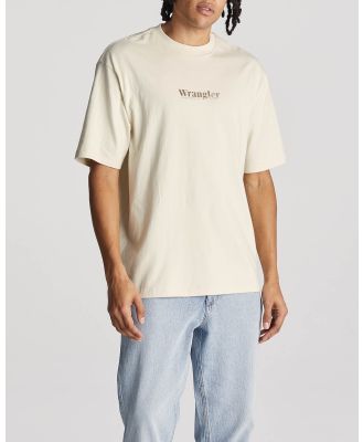 Wrangler - Statement Slacker Tee - T-Shirts & Singlets (NEUTRALS) Statement Slacker Tee