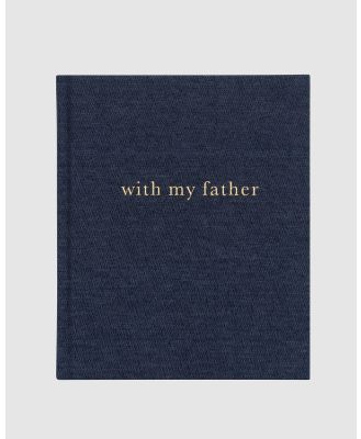 Write to Me - With My Father Journal - Home (Dark Denim) With My Father Journal