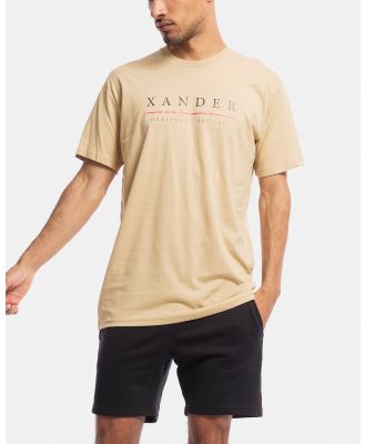 Xander - Bande Tee - Short Sleeve T-Shirts (Camel) Bande Tee