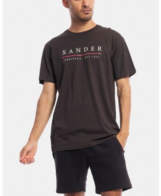 Xander - Bande Tee - Short Sleeve T-Shirts (Vintage Black) Bande Tee