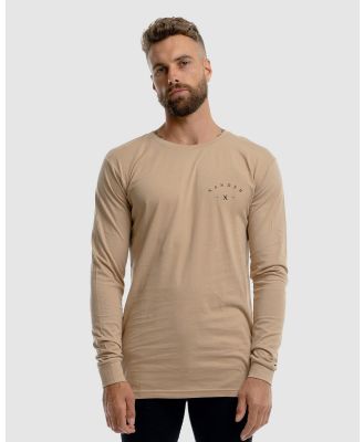 Xander - Fort Long Sleeve Tee - Long Sleeve T-Shirts (Camel) Fort Long Sleeve Tee