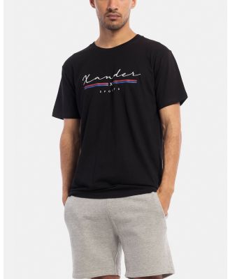 Xander - Grid Tee - Short Sleeve T-Shirts (Black) Grid Tee