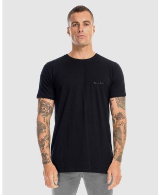 Xander - Impression Embroidery Tee - Short Sleeve T-Shirts (Black) Impression Embroidery Tee