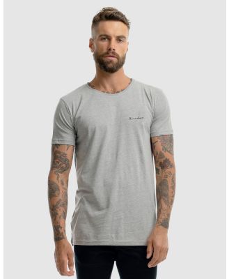 Xander - Impression Embroidery Tee - Short Sleeve T-Shirts (Marle Grey) Impression Embroidery Tee